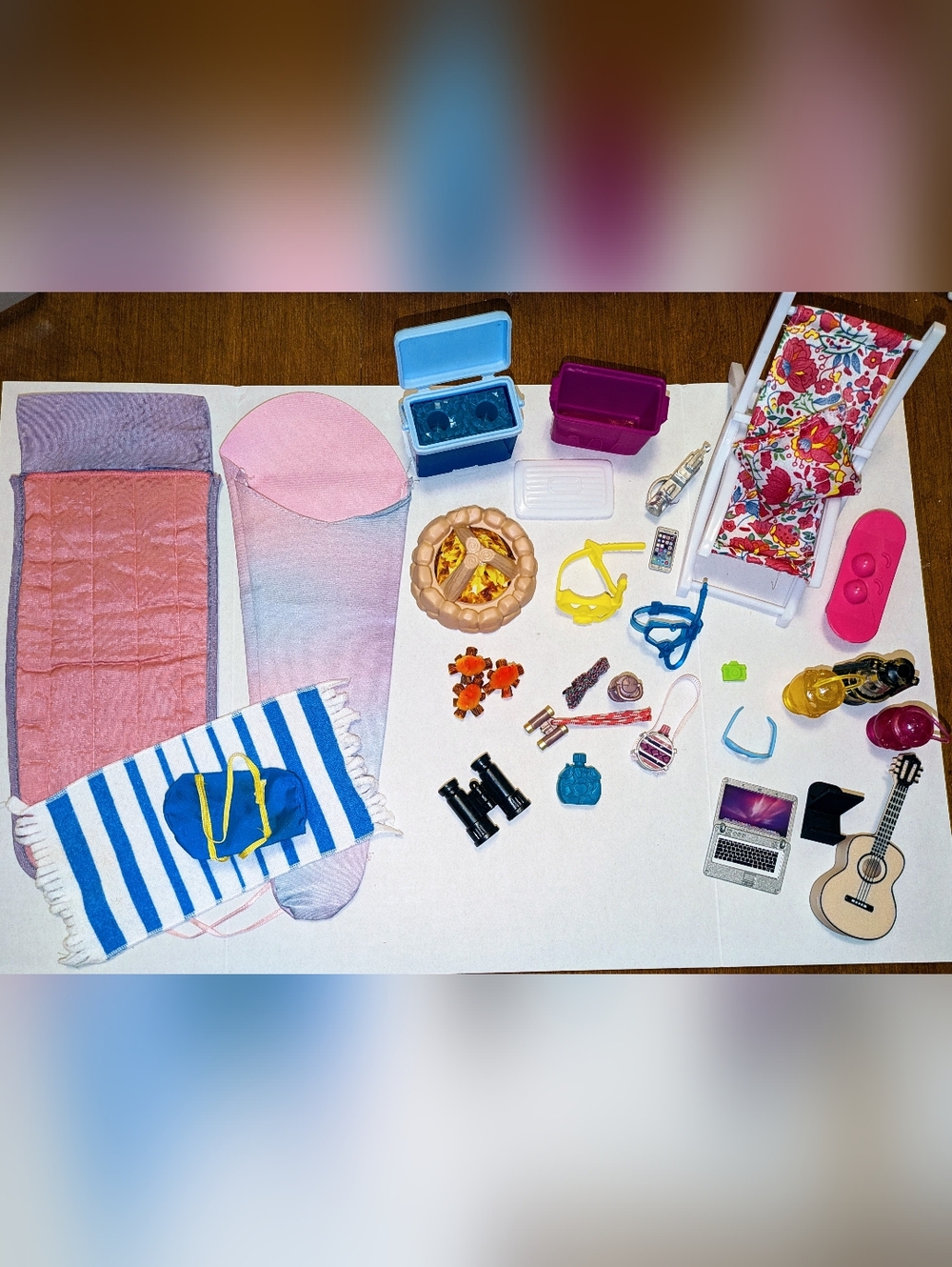 Lot of Barbie Camping Gear